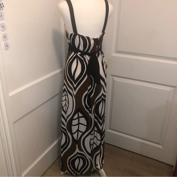 Bisou bisou ladies full length maxi summer dress size 14 - Picture 4 of 5